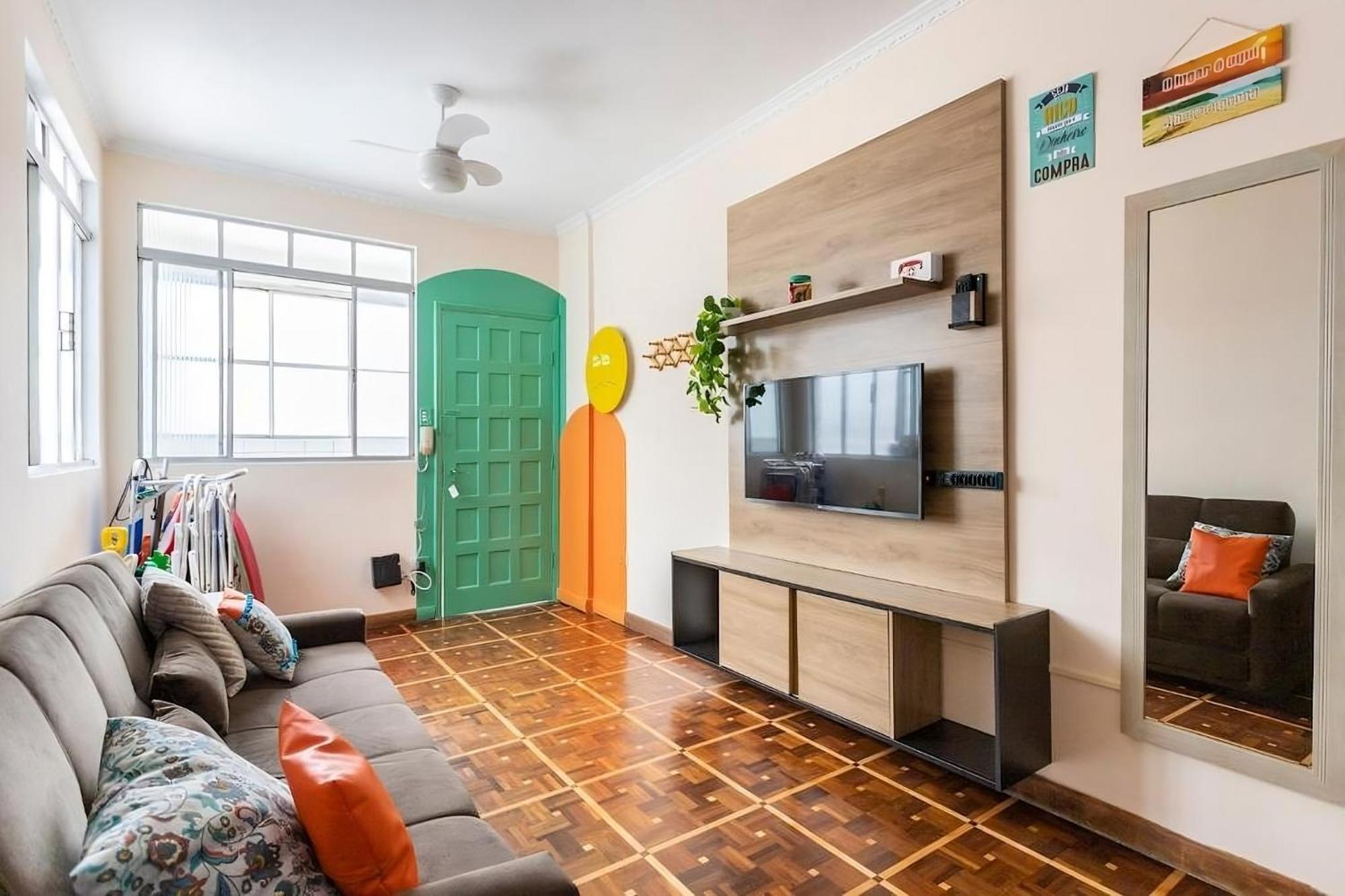 Frente-Mar C/Enxoval, Lugar Ideal E Mini Cinema Apartment